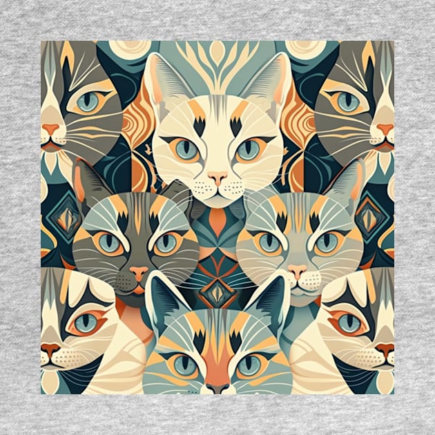 Nouveau Cat Design by Star Scrunch